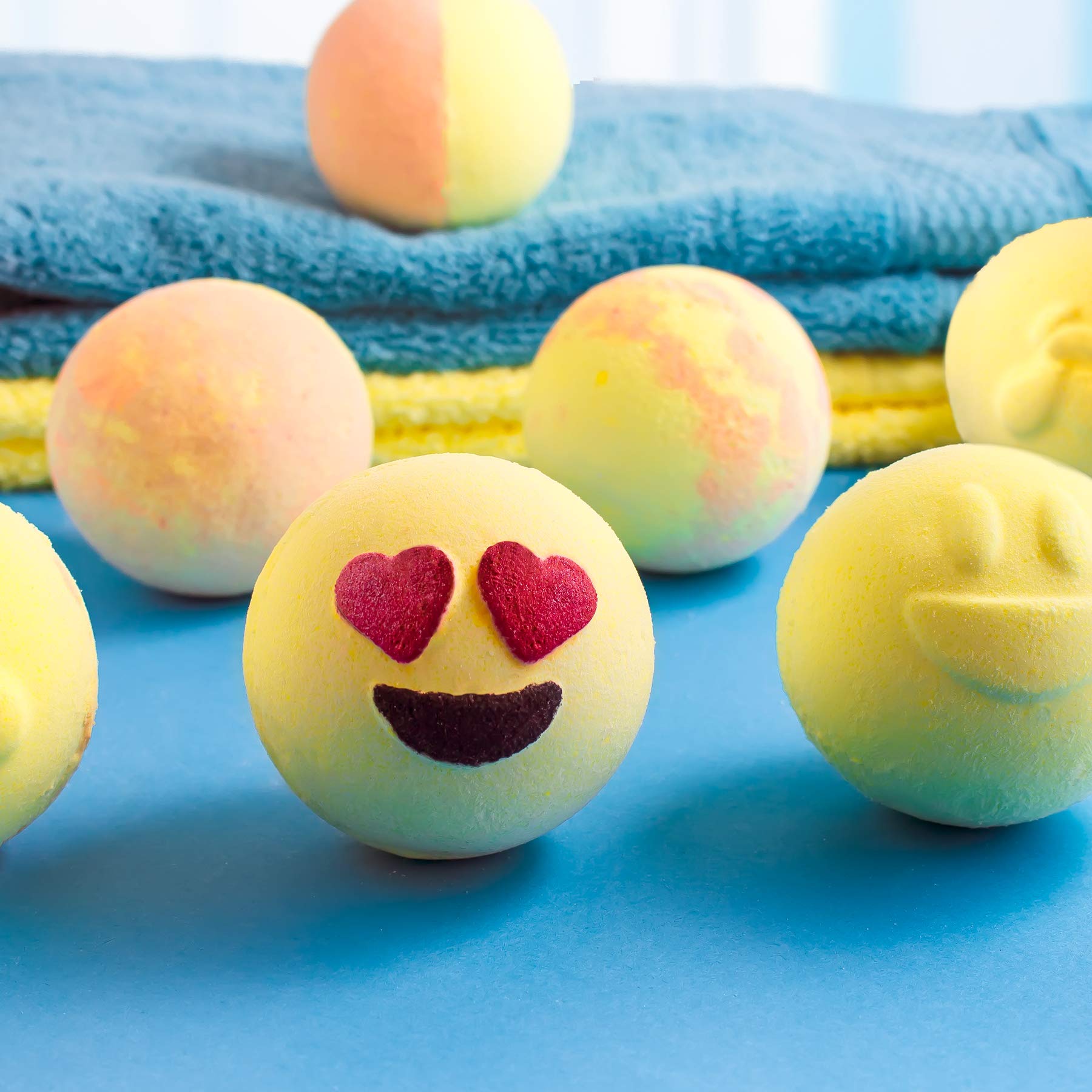 Life of the Party Emoji Bath Bomb Kit,