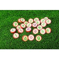 Excellerations Wooden Lowercase Alphabet Rounds 26