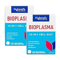 Bioplasma Cell Salts Tablets (2 Pack) by Hyland's Naturals, Natural Combination of All 12 Cell Salts (100 Count) 2 Pack