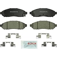 BOSCH BC1094 QuietCast Premium Ceramic Disc Brake Pad Set - Compatible With Select Nissan Frontier, Pathfinder, Xterra; Suzuki Equator; FRONT