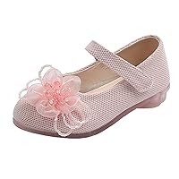 Simple Apparel Girls Sandals Children Shoes Pearl Flower Princess Shoes Dance Shoes Snowflake Slippers Girls