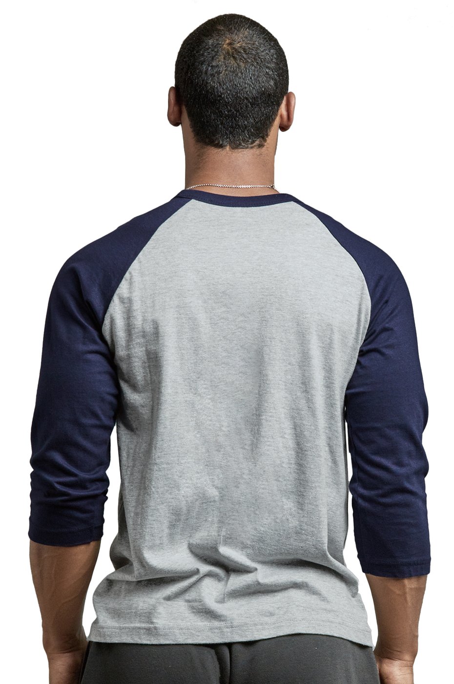 TOP PRO Men's 3/4 Sleeve Casual Raglan Jersey Baseball Tee Shirt