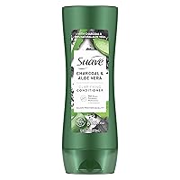 Suave Professionals Clarifying Conditioner for Oily Hair Charcoal Aloe Vera Paraben Free 12.6 oz