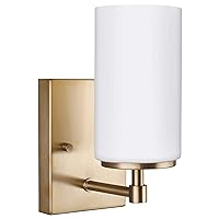 Sea Gull Lighting 4124601-848 Alturas Wall/Bath Sconce Vanity Style Fixture, One - Light, White