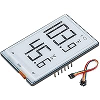waveshare 1.9inch Segment E-Paper Display 91 Segments Black/White e Paper Module I2C Bus, Support Partial Refresh, for Arduino/Raspberry Pi/STM32, Ideal for Temperature/Humidity Meter/Digital Meter