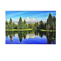Holiday Beach Blue Sky Lake White Cloud Stone Tree Shadow Beautiful Natural Scenery Photo Cool Wall Decorative Art Printed Poster 11. Canvas Poster Wall Art Decor Print Picture Paintings for Living Ro