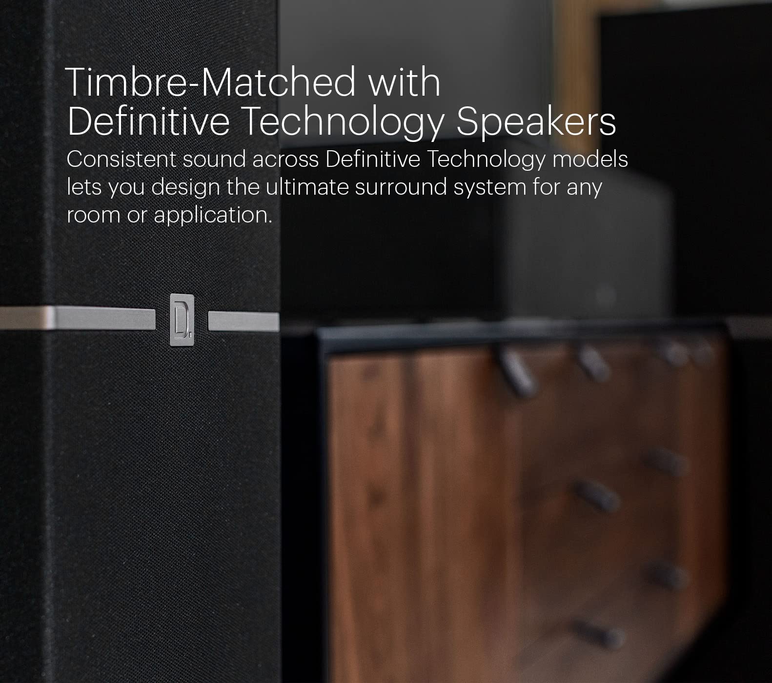 Definitive Technology Dymension DM70 Large Bipolar Floorstanding Speaker with Built-In 10