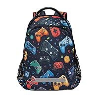 Video Game School Backpack for Kid 5-13 yrs,Gamepad Backpack Kindergarten School Bag,3