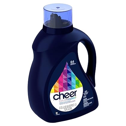 Cheer Liquid Laundry Detergent 64 loads 92 fl oz, HE Compatible