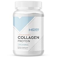Unflavored Collagen Protein Supplement | Supports Healthy Skin, Hair, Nails, and Joints | Non-Gmo, Made in the USA | 10g Protein + 100mg Vitamin C per Serving, 60 Servings