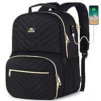 MATEIN Lunch Backpack for Women, 15.6inch Laptop Work Backpack with Insulated Cooler Compartment, Water Resistant Teacher Nurse Backpack with USB Port for College Picnic Camping Beaches, Women Gifts