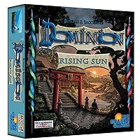 Rio Grande Games: Dominion: Rising Sun Expansion - Strategy Board Game, Sea Merchant & Trading Game, New Cards & Piles, Ages 14+, 2-4 Players, 30 Min