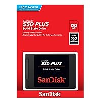 SanDisk SSD PLUS 120GB Internal SSD - SATA III 6 Gb/s, 2.5