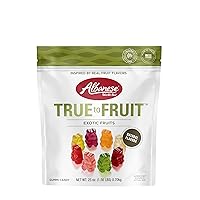 World's Best True to Fruit – Exotic Fruits Gummies, 25oz Bag of Gummy Candy (Packaging May Vary)