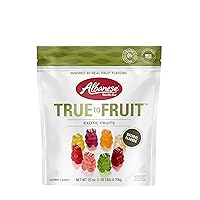 Albanese World's Best True to Fruit – Exotic Fruits Gummies, 25oz Bag of Gummy Candy (Packaging May Vary)