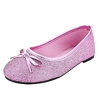 Bling Bling Glitter Fashion Slip On Children Ballet Flats Shoes for Little Kids Girls and Toddler Girl