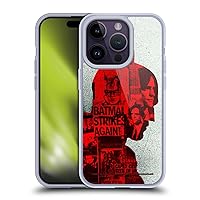 Head Case Designs Officially Licensed The Batman Collage Neo-Noir Graphics Soft Gel Case Compatible with Apple iPhone 14 Pro and Compatible with MagSafe Accessories