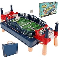 Mini Foosball Games, Mini Table Top Foosball, Portable Desktop Soccer Game Toy, Interactive Tabletop Football Game Toys Gift for Adults Kids Boys Girls