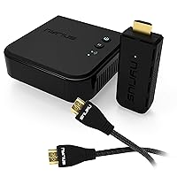 Aries Pro+ Wireless HDMI Video Transmitter & Receiver to Stream 1080p Video up to 165ft from Laptop, PC, Cable Box, Game Console, DSLR Camera with Bonus HDMI Cable (NPCS650)
