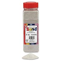 Colored Craft Sand, 3-Pound, White