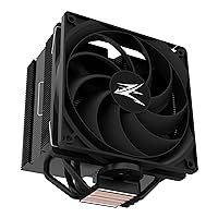 Zalman CNPS 10X Performa Black, Extreme Performance CPU Cooler, LGA1700 Compatible, Powerful 135mm Annular Fan 1500RPM, 75 CFM, 180W TDP, 4 Copper Heat Pipes, STC 8 Thermal Paste Included - Black