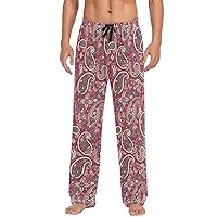 ALAZA Men's Paisley Pattern Sleep Pajama Pant