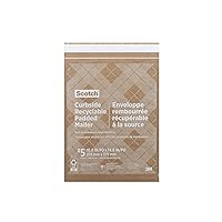Scotch Curbside Recyclable Padded Mailers, 100-Pack, 10.5 x 14.75 in, Similar impact protection to traditional bubble mailers (CR-5-1)