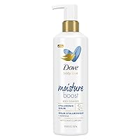Dove Body Love Body Cleanser Moisture Boost For Dry Skin Body Wash with Hyaluronic Acid and Moringa Oil 17.5 fl oz