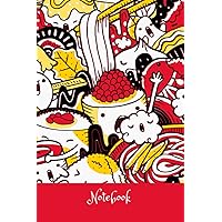 Notebook: Sushi, Sashimi and Japanese Food: 120-page Blank Lined Journal: For Japanese Food Lovers Notebook: Sushi, Sashimi and Japanese Food: 120-page Blank Lined Journal: For Japanese Food Lovers Paperback