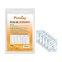 2 Gram [500 Packets] Fonday Food Grade Silica Gel Packs Desiccants - Moisture Absorbers, Desiccants Packets Dehumidifier Packs