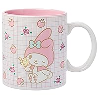 Silver Buffalo Sanrio Hello Kitty and Friends My Melody Ceramic Mug, 20 Ounces