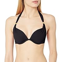 Smart & Sexy Women's Standard Swim Secret Mega Push-up Halter Bikini Top