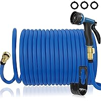  Lefree Garden Hose 100ft, Expandable Garden Hose Leak-Proof  with 40 Layers of Innovative Nano Rubber,2024 Version/New Patented,  Lightweight, No-Kink Flexible Water Hose (Black) : Patio, Lawn & Garden