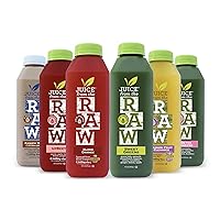 6-Day Cleanse with Cashew Coffee Milk Subscription - 100% Raw Cold-Pressed Juices (18 Total 16 oz. Bottles)