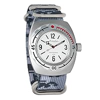 Vostok Amphibian Automatic Mens Self-Winding Diver Amphibia Case Wrist Watch 486 Dial