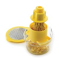 Norpro Corn Stripper/Grater with Non-Slip Catch Base, One Size, Yellow