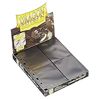Dragon Shield Standard Size Cards – 8 Pocket Page Non-Glare Sheet – 50 Pages - MTG Card Sleeves are Smooth & Tough - Compatible with Pokemon, Yugioh, & Magic The Gathering Card Sleeves