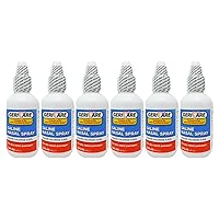 GeriCare Saline Nasal Spray 1.5 FL OZ Moisturizing Sodium Chloride 0.65% (Pack of 6)