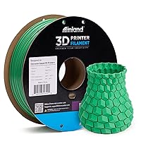 INLAND Micro Center PETG 3D Printer Filament 1.75mm - Green, 1kg Cardboard Spool (2.2 lbs), Dimensional Accuracy +/- 0.03mm