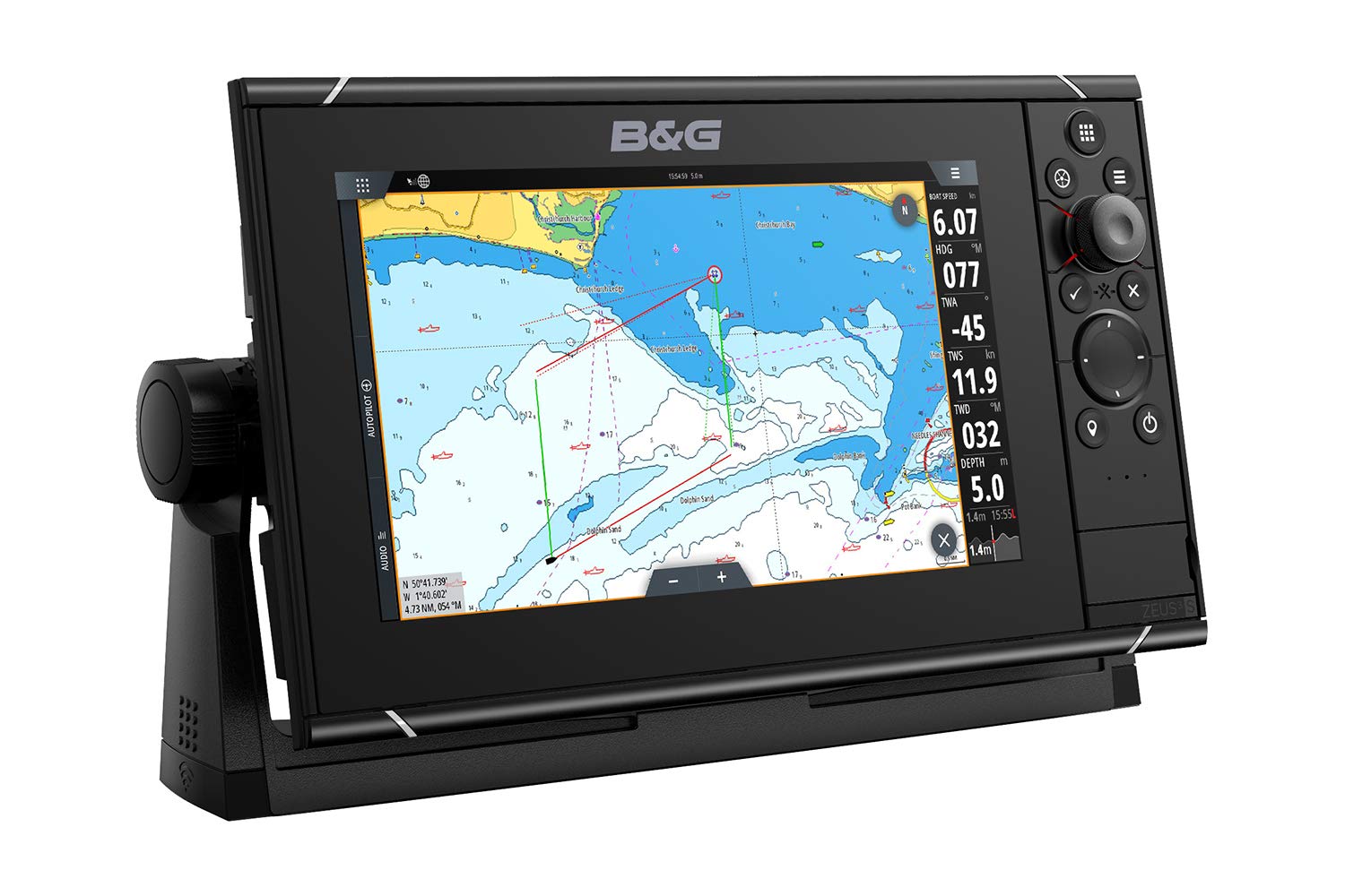 B&G Zeus3S 9-9-inch Sailing Chartplotter with C-MAP US Cartography