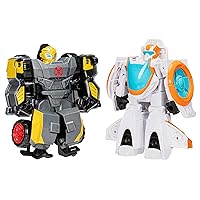 Transformers Toys Space Blast 2-Pack, Bumblebee and Autobot Blades 4.5-Inch Action Figures, Preschool Robot Toys for Kids Ages 3 and Up (Amazon Exclusive)