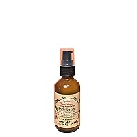 HAPPINESS Healing Body Lotion Moisturizer for Dry, Damaged Skin - Grapefruit, Lavender, Rosemary & Patchouli Essential Oils - Organic, Vegan, Non GMO, No Palm Oil (2 oz / 59,2 ml)