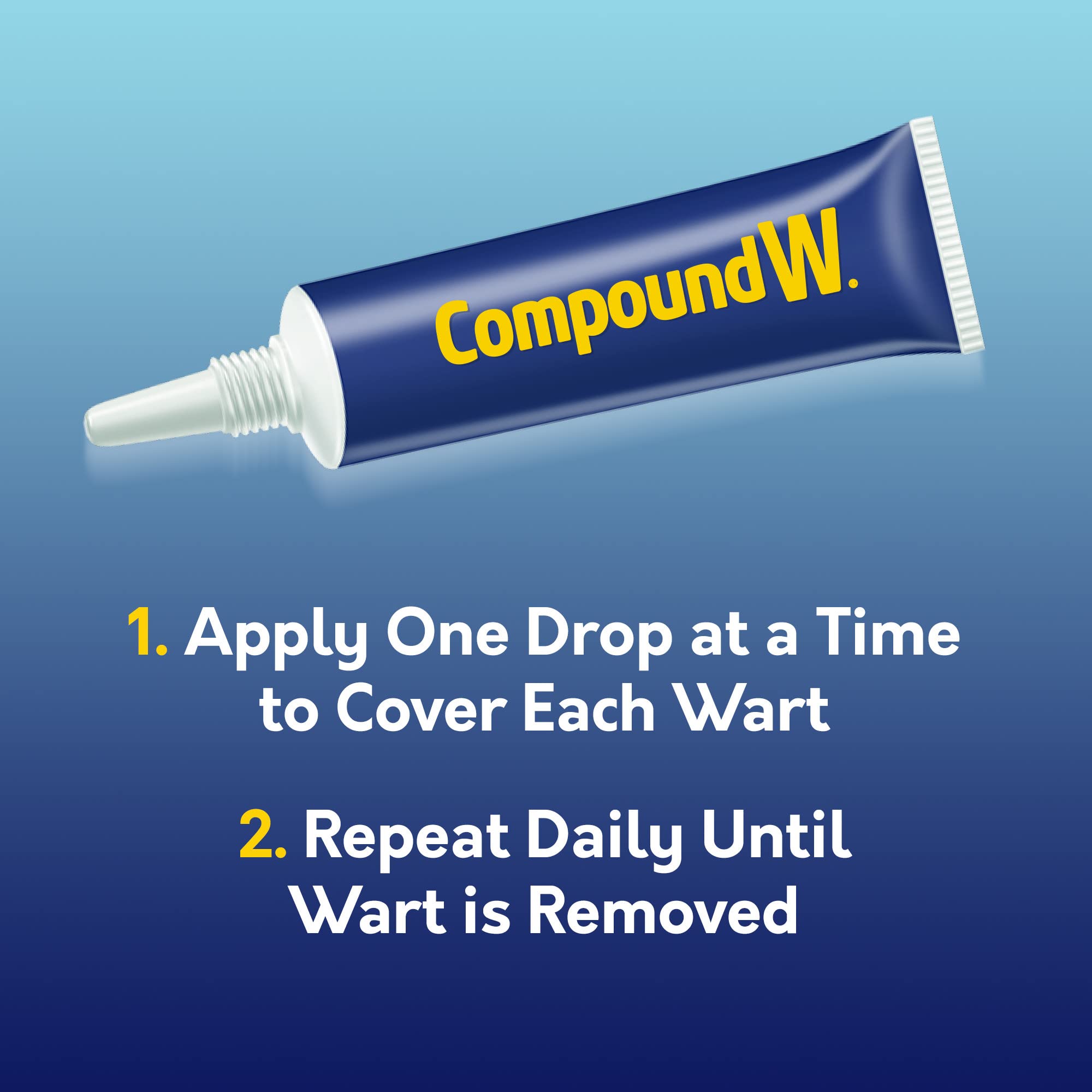 Compound W Maximum Strength Fast Acting Gel Wart Remover, 0.25 oz