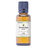 Simply Eye Serum - Enhance The Skin Around Your Eyes Naturally - No Additives All Natural - Pure Oils To Moisturize & Rejuvenate. Perfect for Dark Circles & Under Eye Bags, 33ml