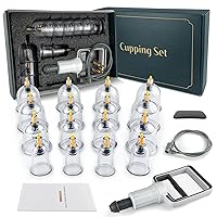 Cupping Set 16 Cups - Cupping Kit for Massage Therapy Pain Relief Cupping Therapy Set
