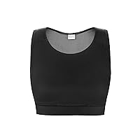 BaronHong High Power Pullover Half Length Chest Binder Bra for Transgender Tomboy FTM Breathable Without Clips