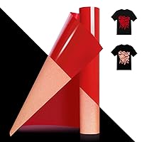 AHIJOY Red Reflective Vinyl HTV Heat Transfer Vinyl 12