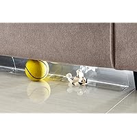 Clear Toy Blockers for Furniture - Stop Things from Going Under Couch Sofa Bed and Other Furniture - Suit for Hard Surface Floors Only