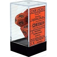 CHX25303 Dice-Speckled Fire Set, One Size, Multicolor