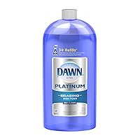 Dawn Platinum Dishwashing Foam Refill, Fresh Rapids, 30.9 Ounce